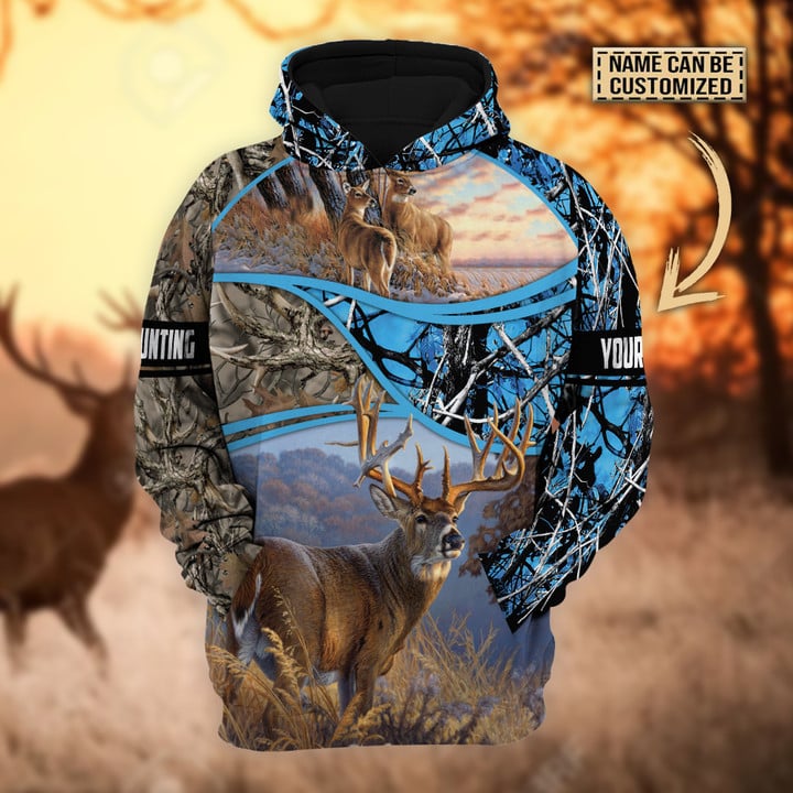BlueJose Personalized The Premium Deer Hunting Hoodie & Zip Hoodie Multicolor