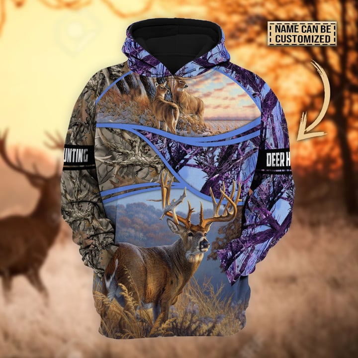 BlueJose Personalized The Premium Deer Hunting Hoodie & Zip Hoodie Multicolor