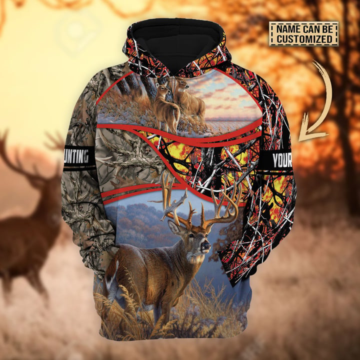 BlueJose Personalized The Premium Deer Hunting Hoodie & Zip Hoodie Multicolor