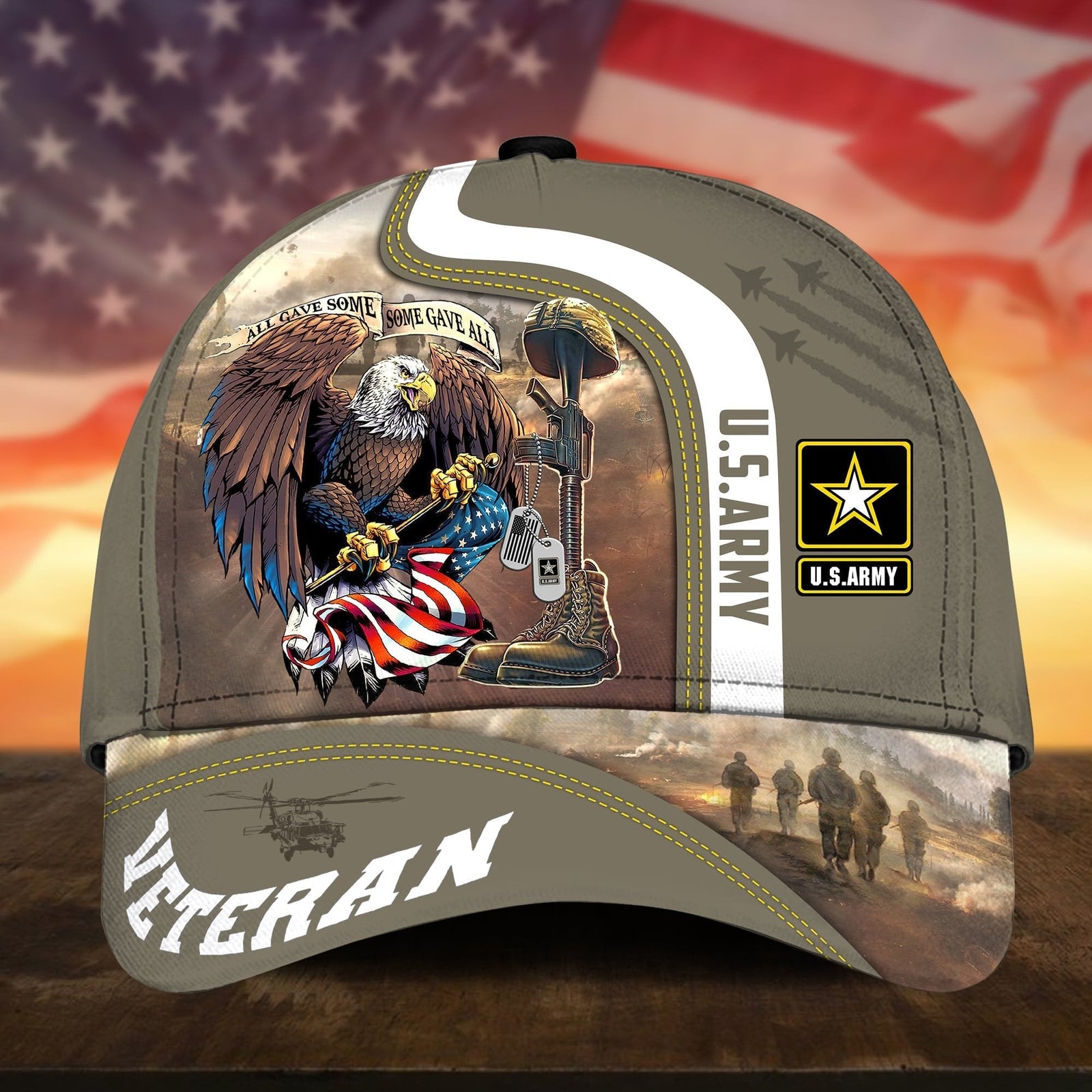 BlueJose Premium All Gave Some Some Gave All US Veteran Cap