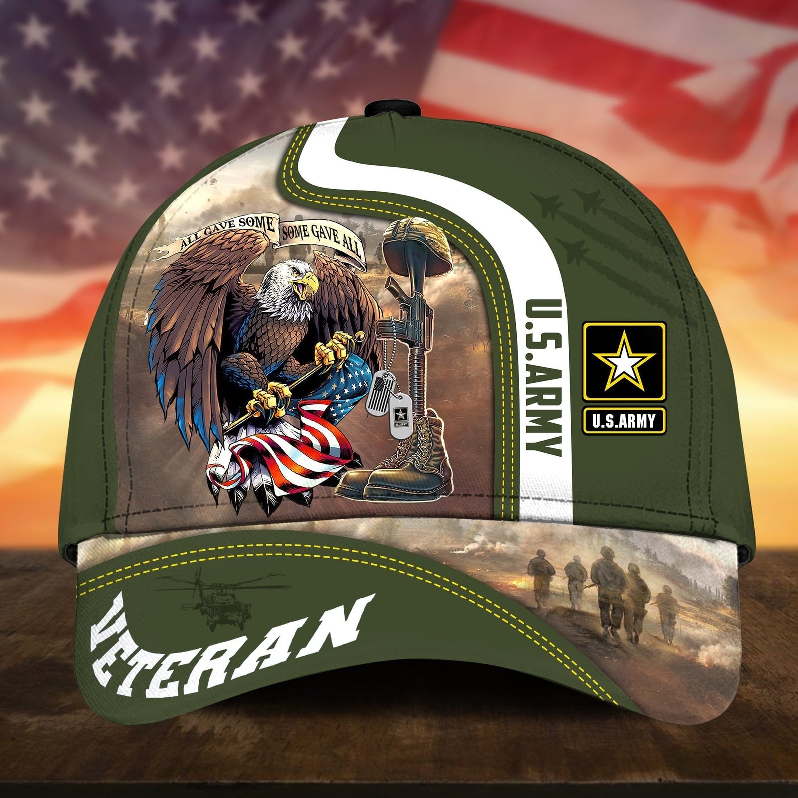 BlueJose Premium All Gave Some Some Gave All US Veteran Cap