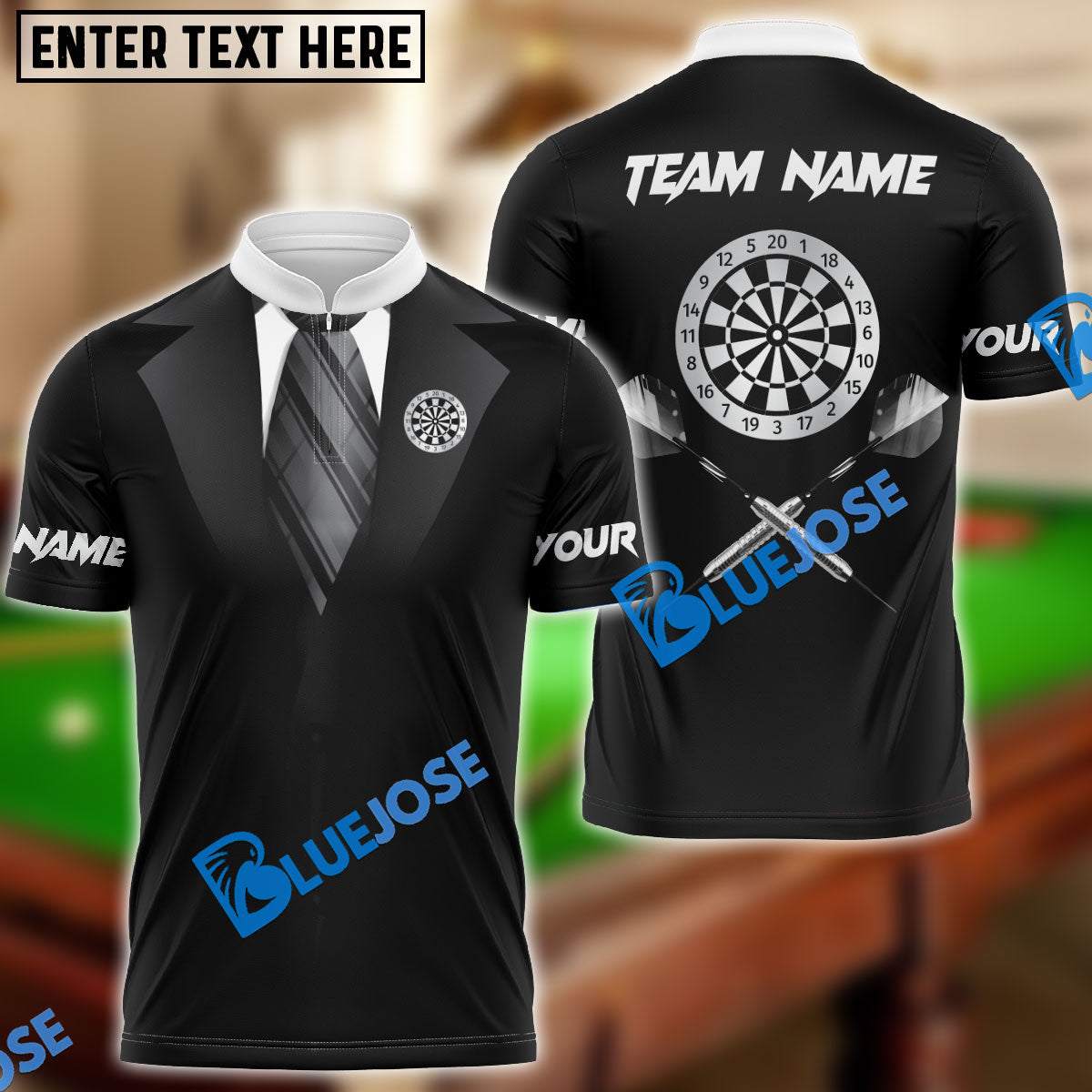 BlueJose Darts Gentleman Personalized Shirt (2 Colors)