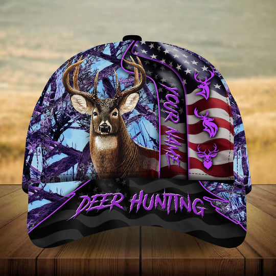 BlueJose Unique Loralle US Deer Hunting Personalized Cap