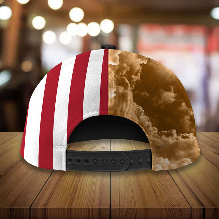 BlueJose Premium Usa Eagle Patriotic 3D Cap United States Sky Hat Personalized