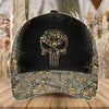 BlueJose Skull Shape Hunting American Flag Camouflage Hunting Apparels