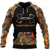 BlueJose Personalized Bow Hunting Life Orange Camouflage Hunting Apparels