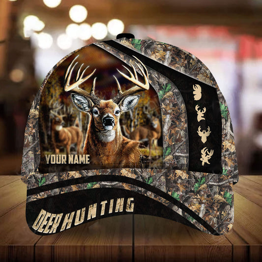 BlueJose New Century Of Deer Hunting Multicolor Pattern Personalized Cap