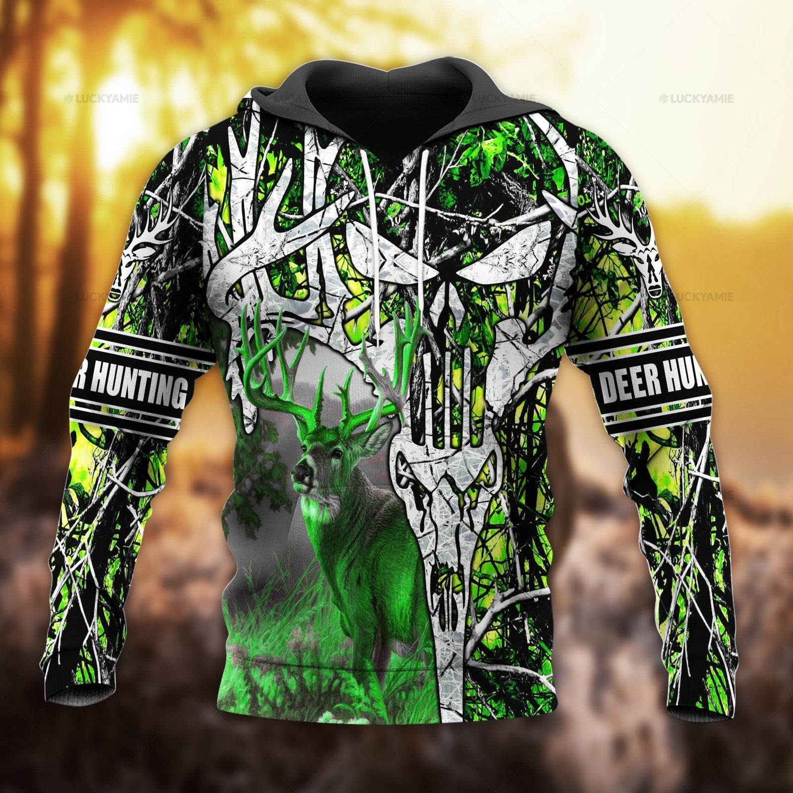 Premium Deer Hunting Hoodie & Zip Hoodie Multicolor