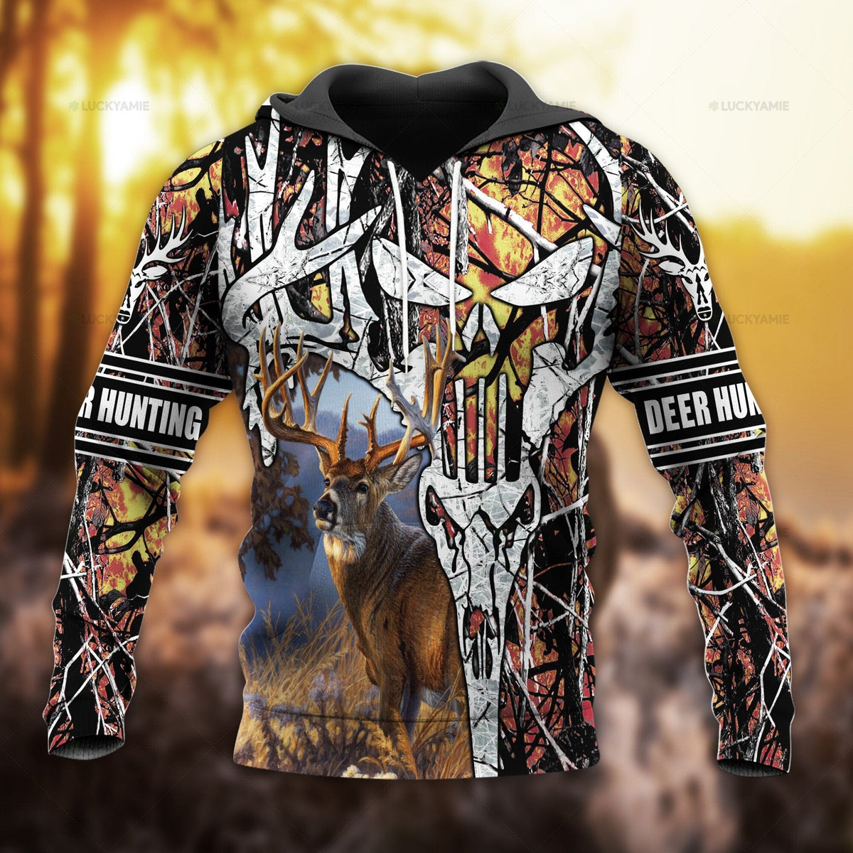 Premium Deer Hunting Hoodie &amp; Zip Hoodie Multicolor