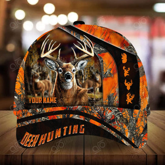 BlueJose New Century Of Deer Hunting Multicolor Pattern Personalized Cap