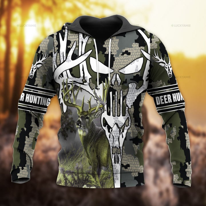 Premium Deer Hunting Hoodie & Zip Hoodie Multicolor