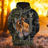 The Premium Couple Deer Hunting Hoodie & Zip Hoodie Multicolor Personalized