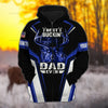 The Premium Dad Deer Hunting Hoodie & Zip Hoodie Multicolor Personalized