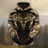 BlueJose Personalized Name The Best Deer Hunting Hoodie & Zip Hoodie Camo Style  Multicolor