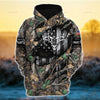 Fest of Armistice Skull Hunting Hoodie & Zip Hoodie Multicolored Camo Personalized