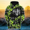 Fest of Armistice Skull Hunting Hoodie & Zip Hoodie Multicolored Camo Personalized