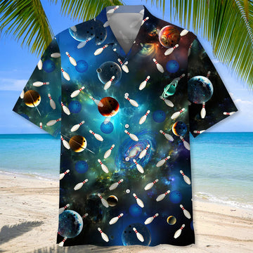 BlueJoses Bowling Space Hawaiian Shirt