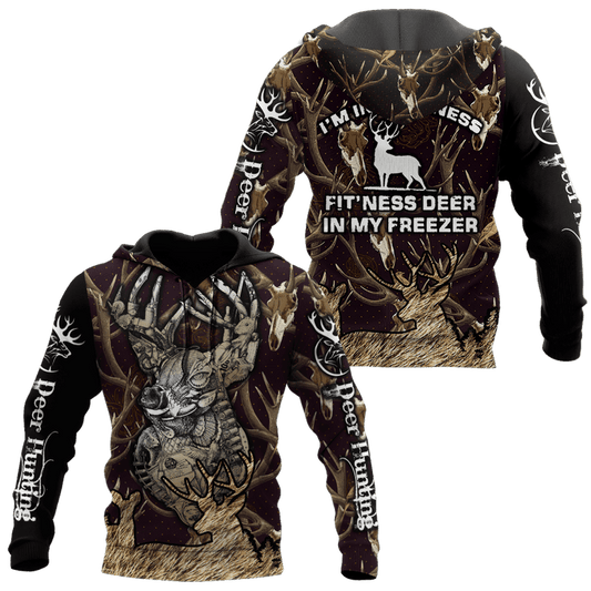 BlueJose Personalized Name Premium Deer Hunting Season 3D Shirts