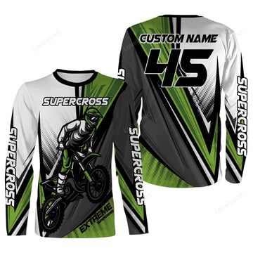 BlueJose  Personalized Number & Name Motorcycle Off-Road Riders Dirt Bike Racing