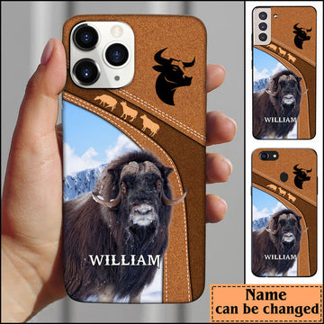 BlueJose Musk Hunting Personalized Name Phone Case