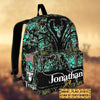 BlueJose Deer Hunting Name State & Flag Personalized Backpack