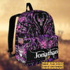 BlueJose Deer Hunting Name State & Flag Personalized Backpack