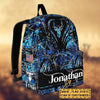 BlueJose Deer Hunting Name State & Flag Personalized Backpack