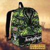 BlueJose Deer Hunting Name State & Flag Personalized Backpack