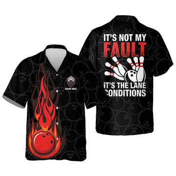 BlueJoses It's Not My Fault It's The Lane Condition Personalized Name Hawaiian Shirt