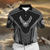 BlueJose Premium U.S Multiple Service Veteran Polo Shirt
