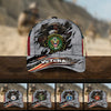 BlueJose Premium Multiple US Military Services Veteran 3D Cap PVC091201