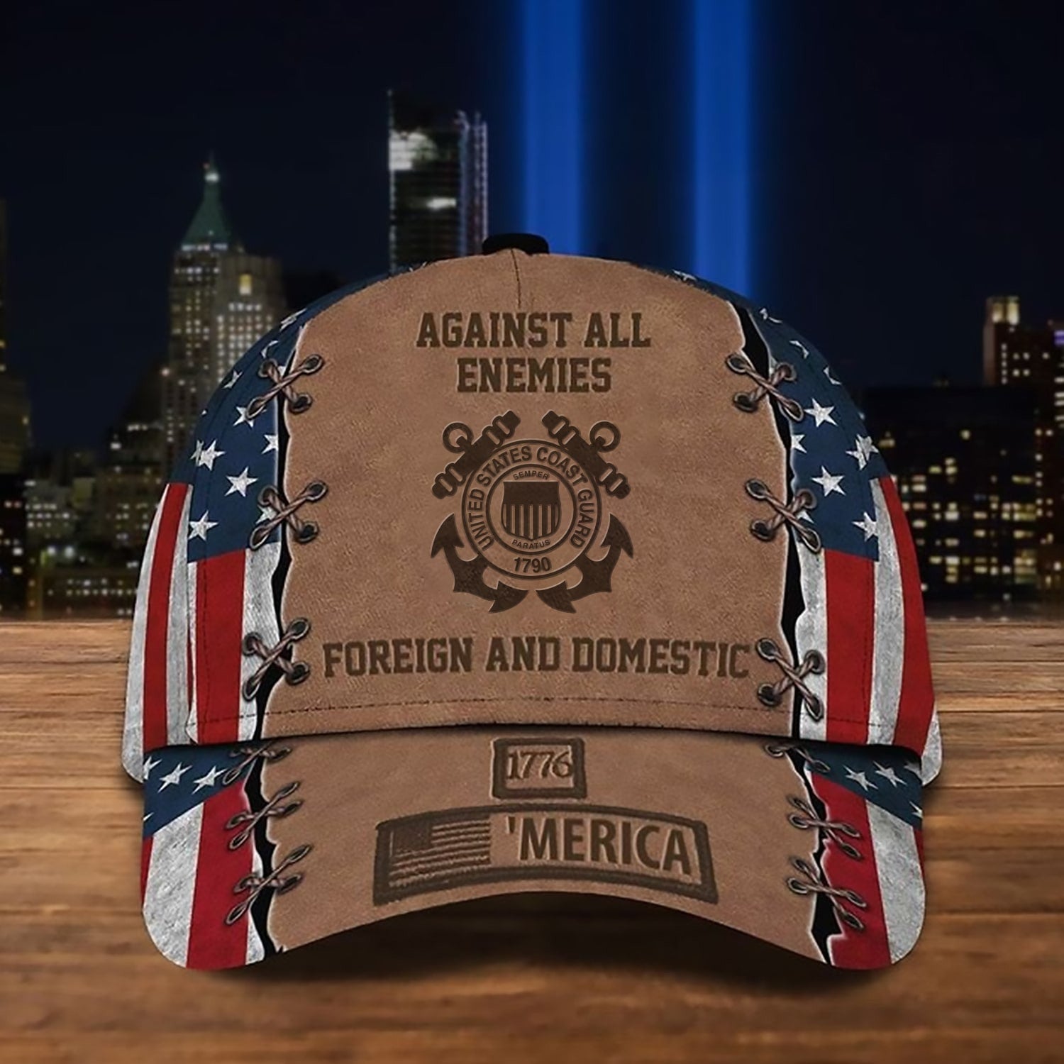BlueJose Premium Multiple US Military Services Veteran Cap