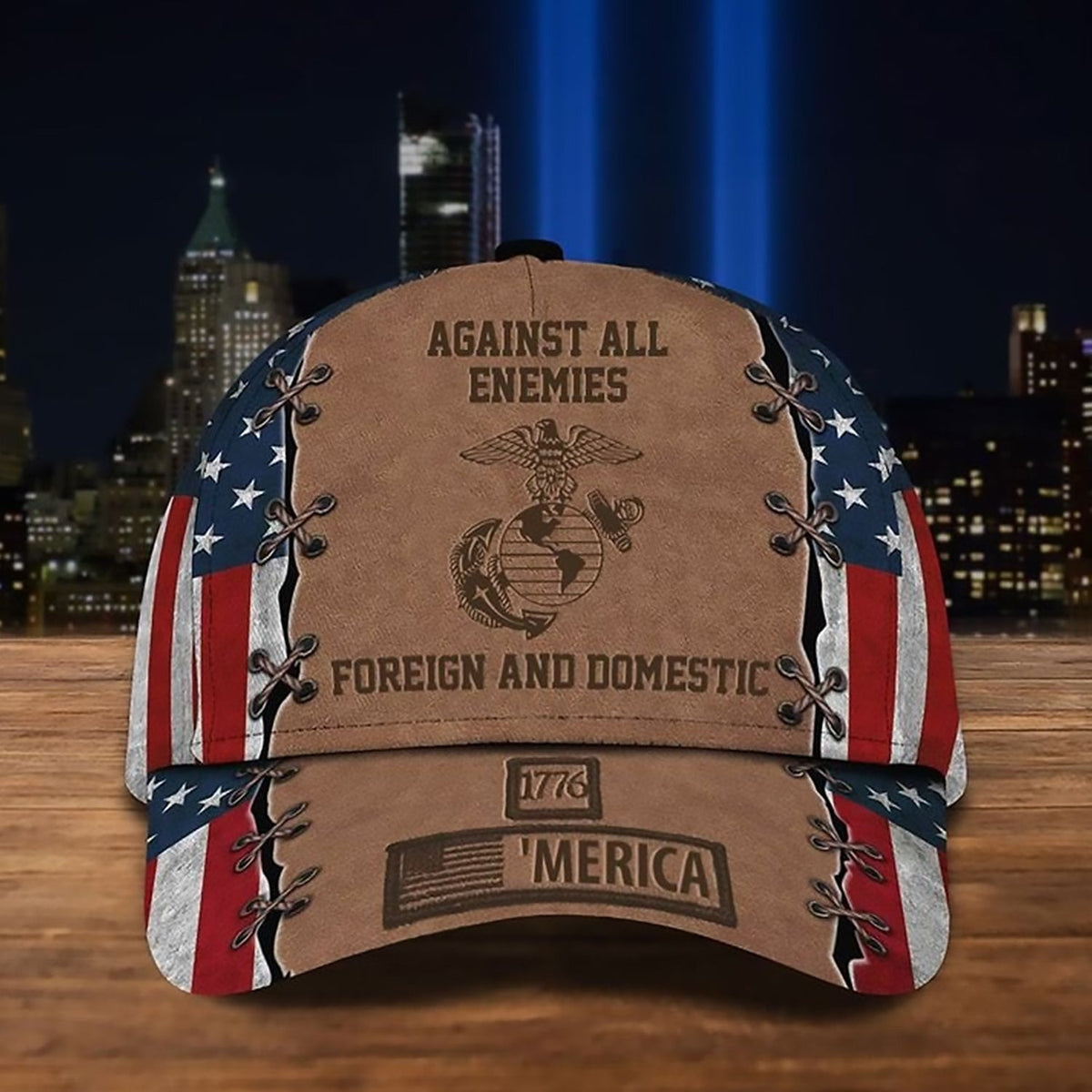 BlueJose Premium Multiple US Military Services Veteran Cap