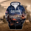 BlueJose Premium U.S. Army Veteran Collection Ziphoodie