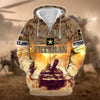 BlueJose Premium U.S. Army Veteran Zip Hoodie