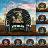 BlueJose Premium U.S Multiple Service Veteran 3D Cap PVC240201