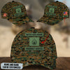 BlueJose Unique Personalised U.S Multiple Service Veteran 3D Cap PVC030303