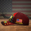 BlueJose Premium Personalised Vietnam Veteran 3D Cap PVC250418