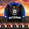 BlueJose Premium U.S Multiple Service Veteran 3D Cap PVC010303