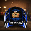 BlueJose US Veteran Proudly Served Multiservice Cap PVC010703