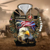 BlueJose Premium Honoring All Who Served US Veteran Zip Hoodie