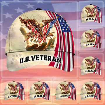 BlueJose Premium Proudly Served US Veteran Cap APVC110701