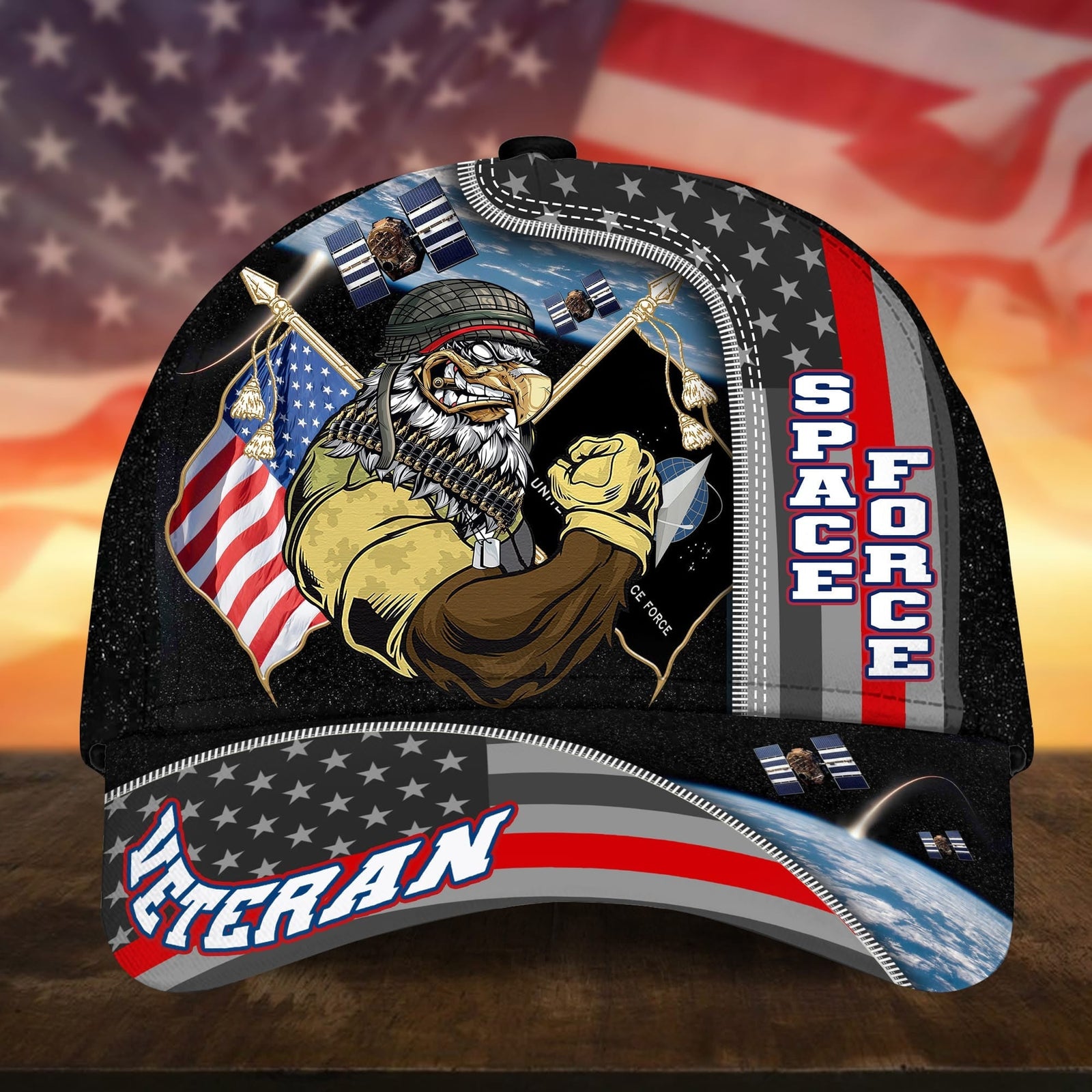 BlueJose Premium Proudly Served US Veteran Cap