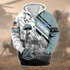 BlueJose Premium Honoring All Who Served US Veteran Zip Hoodie