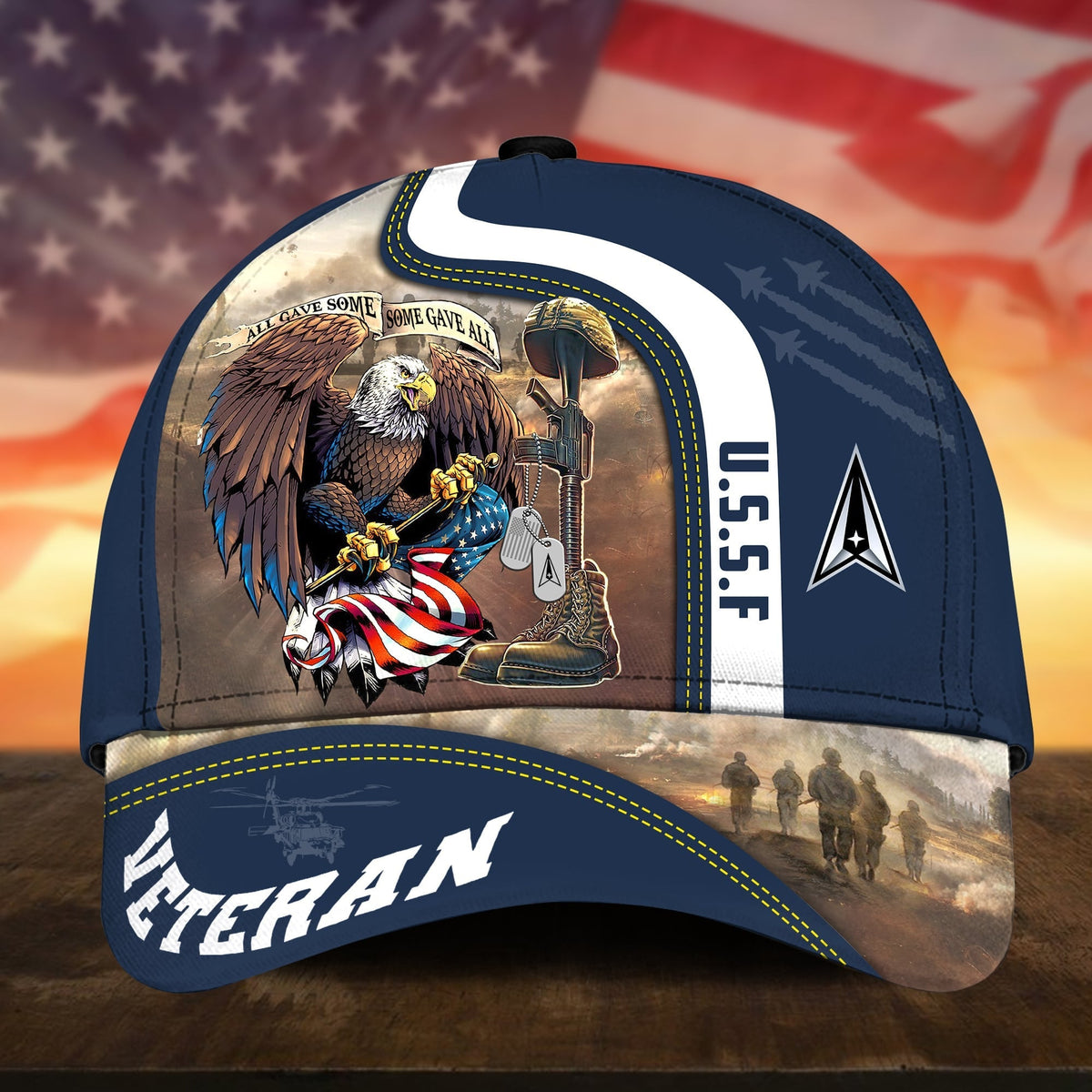 BlueJose Premium All Gave Some Some Gave All US Veteran Cap