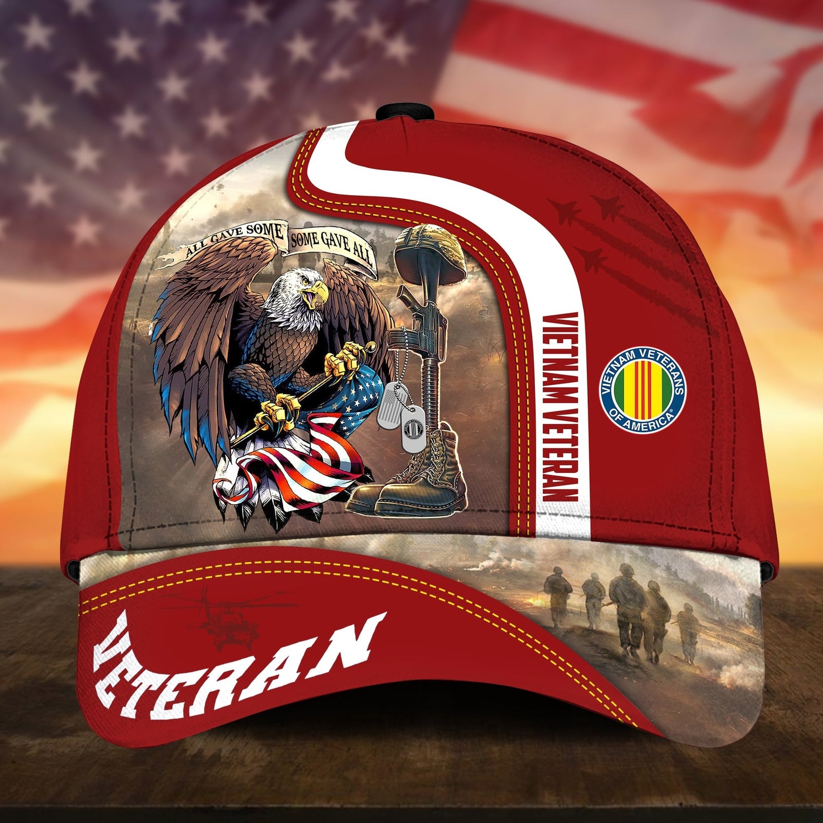 BlueJose Premium All Gave Some Some Gave All US Veteran Cap
