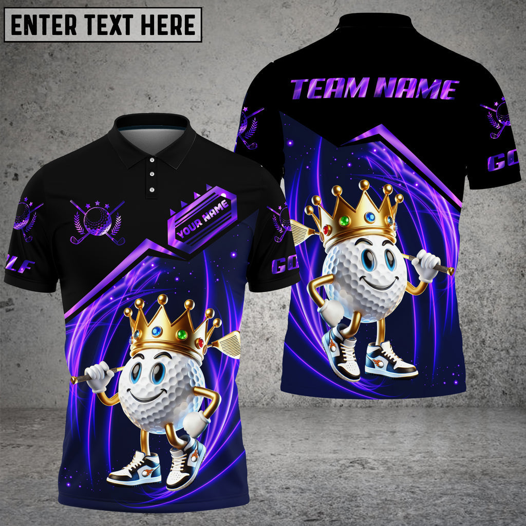 BlueJose Golf Funny Customized Name, Team Name 3D Shirts (4 Colors)