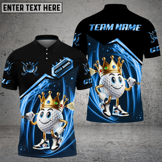 BlueJose Golf Funny Customized Name, Team Name 3D Shirts (4 Colors)