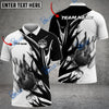 BlueJose Bowling And Pins Hell Fire Customized Name 3D Shirt (4 Colors)