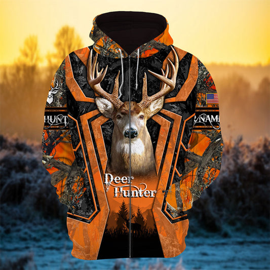 BlueJose The Greatest Deer Hunting 3D Hoodie (3 Colors)